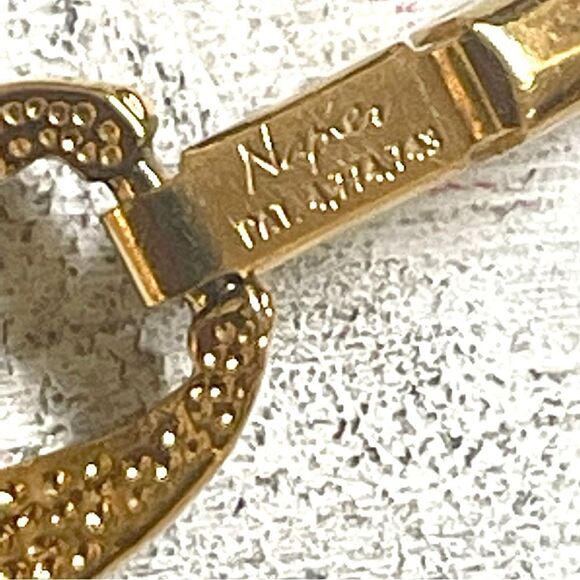 Napier vintage red enamel link necklace - Picture 5 of 10